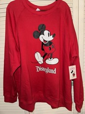 Disneyland Parks - Mickey Mouse - Classic Red Sweatshirt NWT Adult 3XL