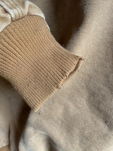 Giacca sherpa Carhartt bambini vintage marrone con cappuccio tela ragazze ragazzi cappotto anatra 5 6 DIFETTI - Foto 5 di 7