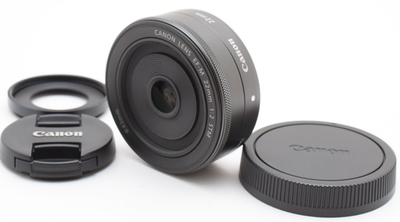 Canon EF-M 22mm f/2 STM AF Lens For EOS M Mount JAPAN【MINT w/Hood