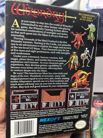 Wizardry: Proving Grounds of the Mad Overlord (Nintendo NES) Complete CIB Tested