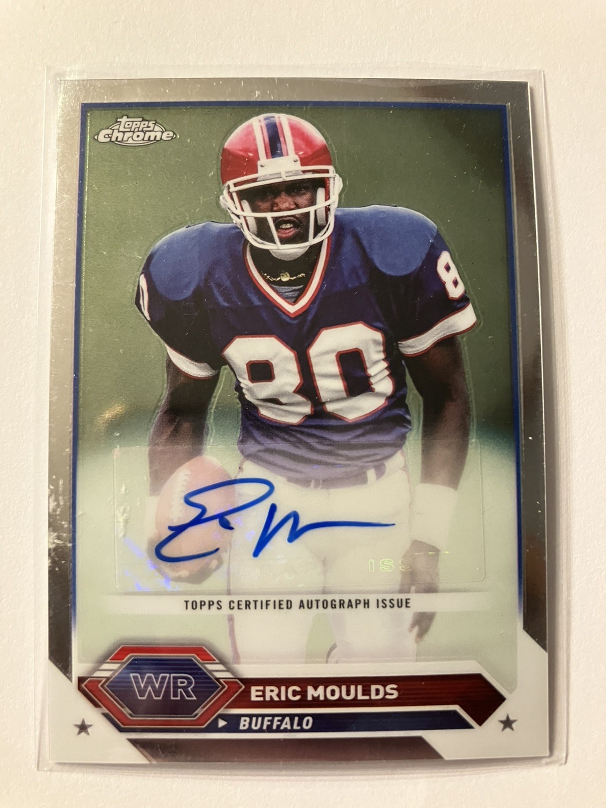 2023 Topps Composite Football Geometric Chrome AUTO #TCA-EMO Eric Moulds AU NFL