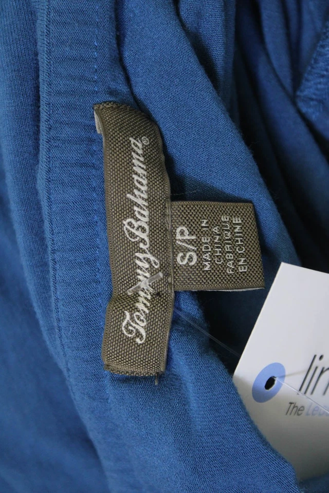 Tommy Bahama Mujeres Pequeño Maxi Vestido sin Mangas Azul Largo Talla S Foto 4 de 4