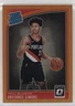 2018 Panini Donruss Optic Rated Rookie Orange Prizm 72/199 Anfernee Simons #186