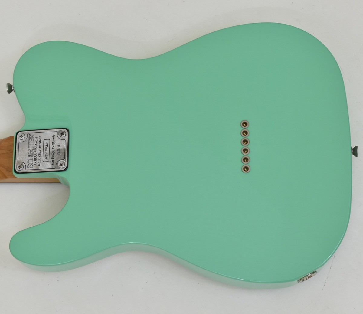 Schecter USA Custom Shop PT Wembley Studio Guitar Seafoam Green | eBay