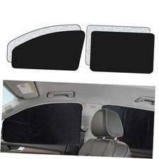 Car Window Shades - 4 Pack Car Window Covers 99 UV Mosaic Silver   4PCS