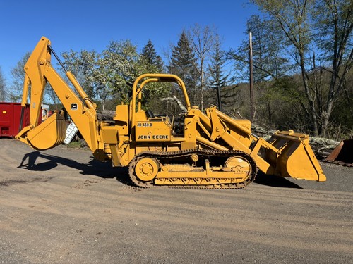 John Deere 450B Crawler Loader Backhoe