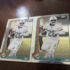 2025 Topps Chrome Devon Achane Base Miami Dolphins