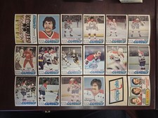 1977-78 OPC lot of 18 featuring the Washington Capitals with 4 rookie cards.