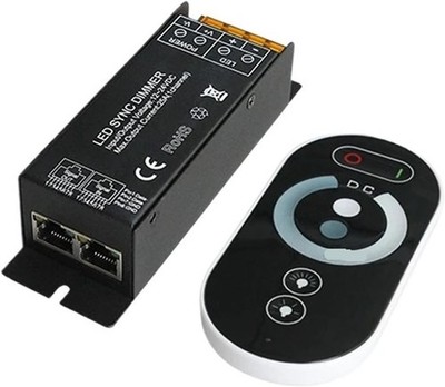 25A Full Touch LED Controller Dimmer DC12-24V 3528 5050 LED Strip Single Color
