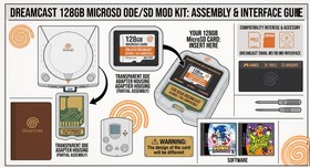 128GB MicroSD Card for Sega Dreamcast SD Mod / ODE &ndash; Organized & Ready for Setup