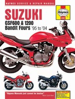 Suzuki GSF600, 650 & 1200 Bandit Fours (95 - 06) Haynes Repair Manual 95-06 Buch