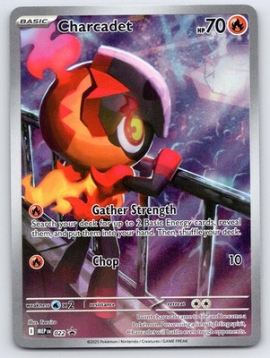 Charcadet 022 Holo Promo ME: Mega Evolution Promo Pokemon Near Mint