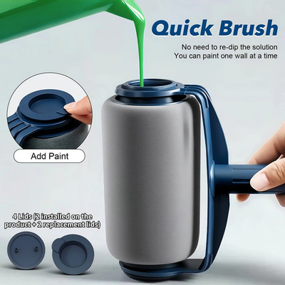 9'' Self-Feed Paint Roller No Drip Self Contained No Tray Wall Painting Tool