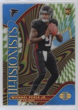 2024 Panini Illusions Illusionists Light Blue 122/299 Michael Penix Jr #9 16wc