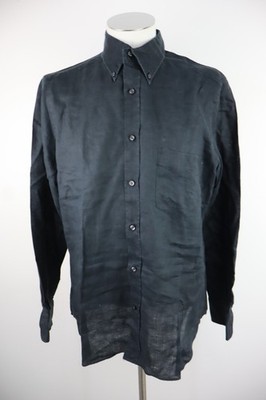 MASSIMO DUTTI HERREN HEMD SHIRT GR L MAN VINTAGE CASUAL LANGARM