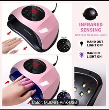 Nail Dryer LED Lamp UV Light Polish Gel Curing Machine Electric Manicure