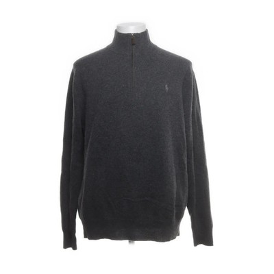 Polo Ralph Lauren, Strickpullover, Größe: XL, Grau, Wolle, Einfarbig #eaj