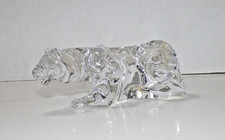 BACCARAT CRYSTAL STALKING TIGER 5 3/4"