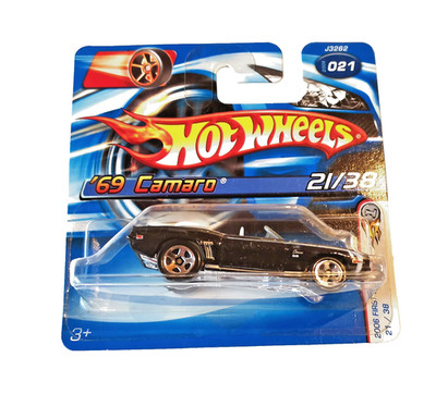    Hot Wheels '69 CAMARO Convertible von 2006 in OVP * schwarz * MOC