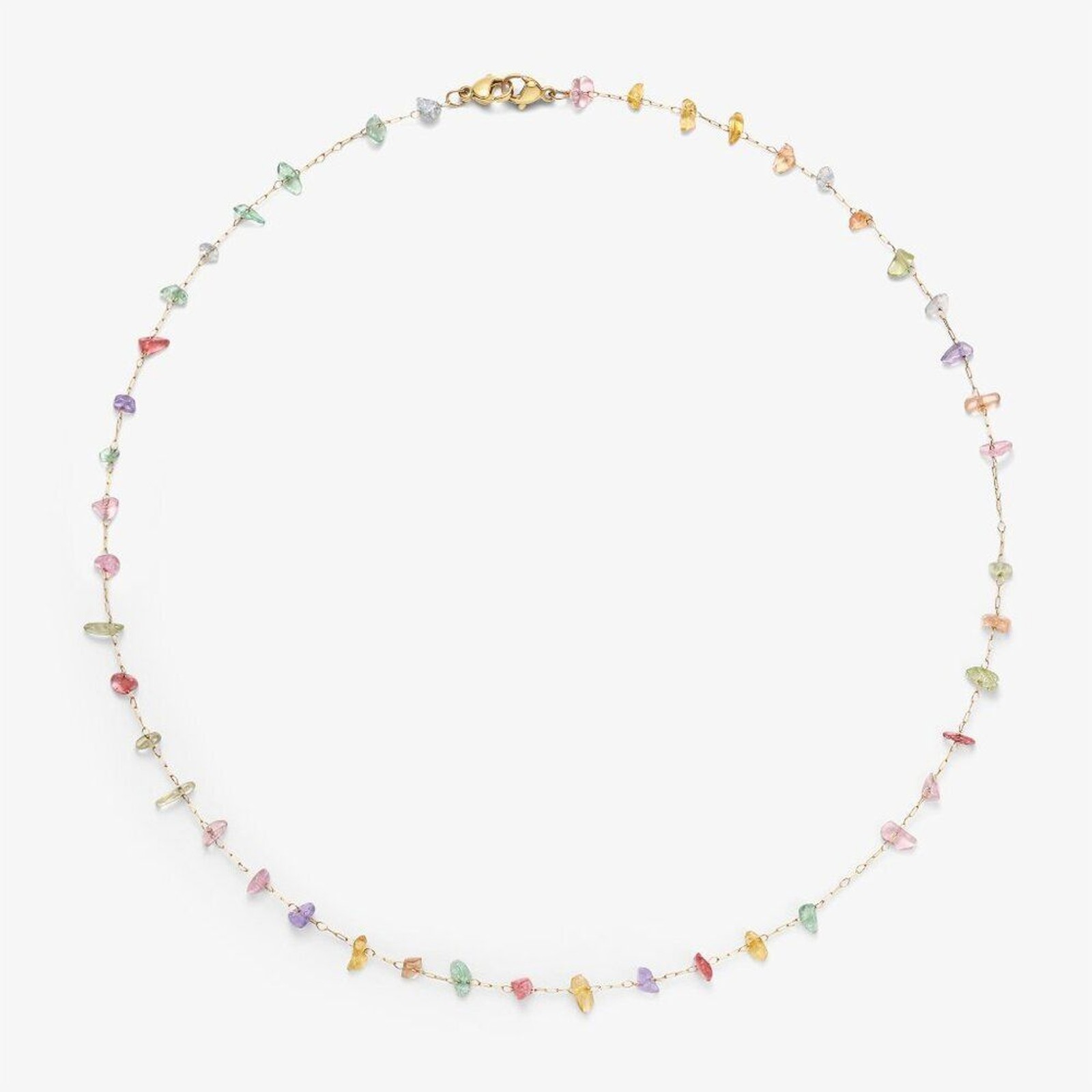 20‘’ Stationary Design Natural Crystal Necklace
