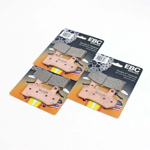 EBC Sintered Brake Pads FA409HH 3 Pr Frnt Rear for select Harley Davidson models