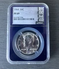 1964 Kennedy Silver Half Dollar Proof PF69 NGC Coin Rare BERT Label