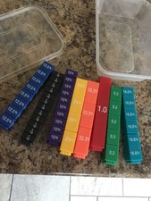 Ensemble de cubes fractionnels éducatifs - Parfait pour l'apprentissage en classe et à domicile