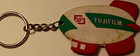 Fujifilm Vintage Advertising Rubber Blimp Keychain Keyring White Green Red — photo 1