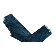 Current/Elliott Selvedge Uneven Seam Original Straight Jeans in Cassady Size 25