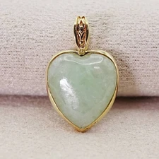 Agete Jade Necklace Charm Top K14 Green 24 4418 24 4418