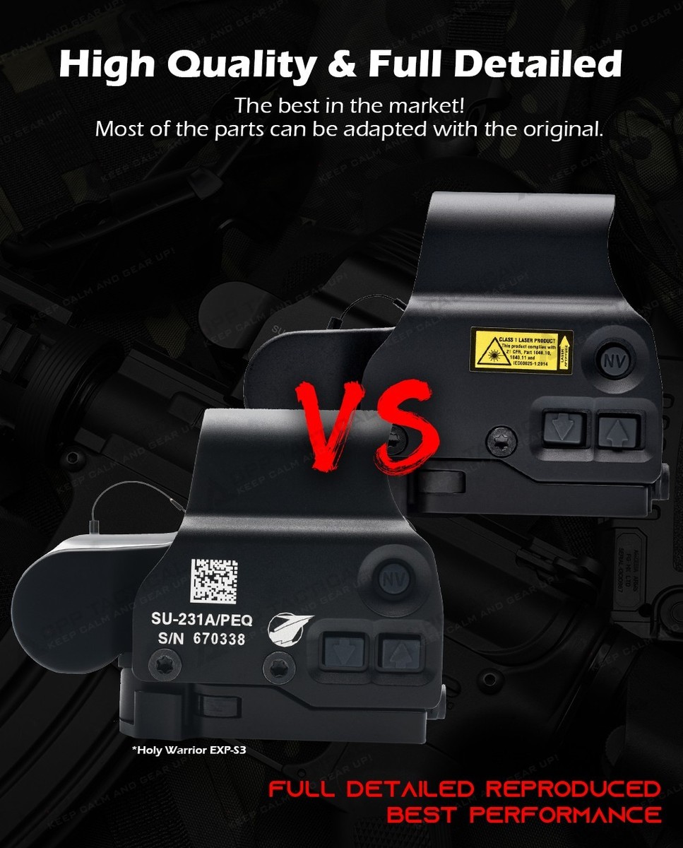 Holy Warrior S1 EXPS-3-0 558 Holographic Sight & G33 3x Magnifier