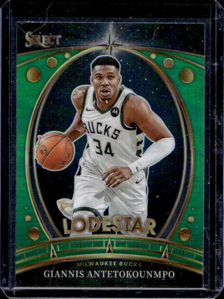 2023-24 Select Giannis Antetokounmpo Lodestars Green Prizms #2