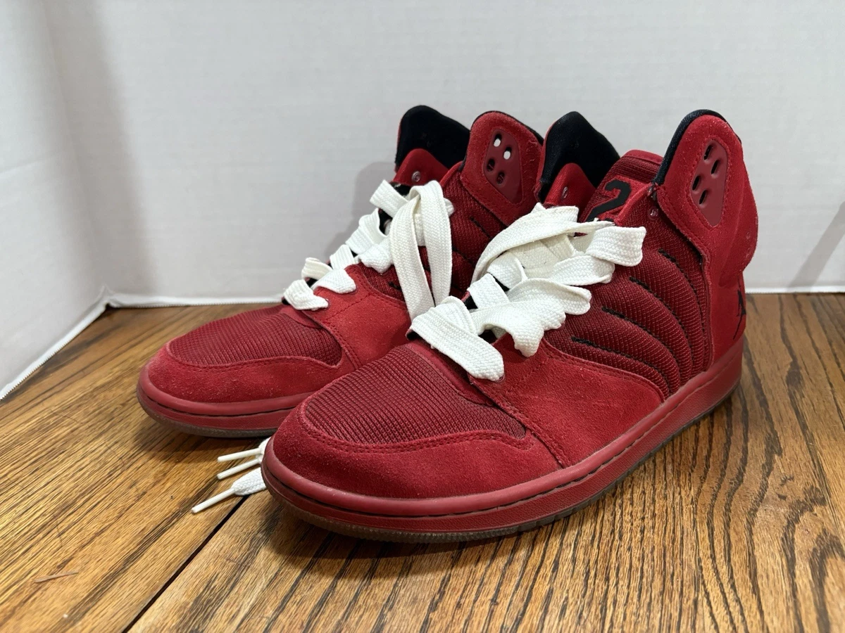 Nike Jordan 1 Flight 4 Premium Red Suede Shoes Air Jordan 1 Flight 4 Red - EU 44 main image 2