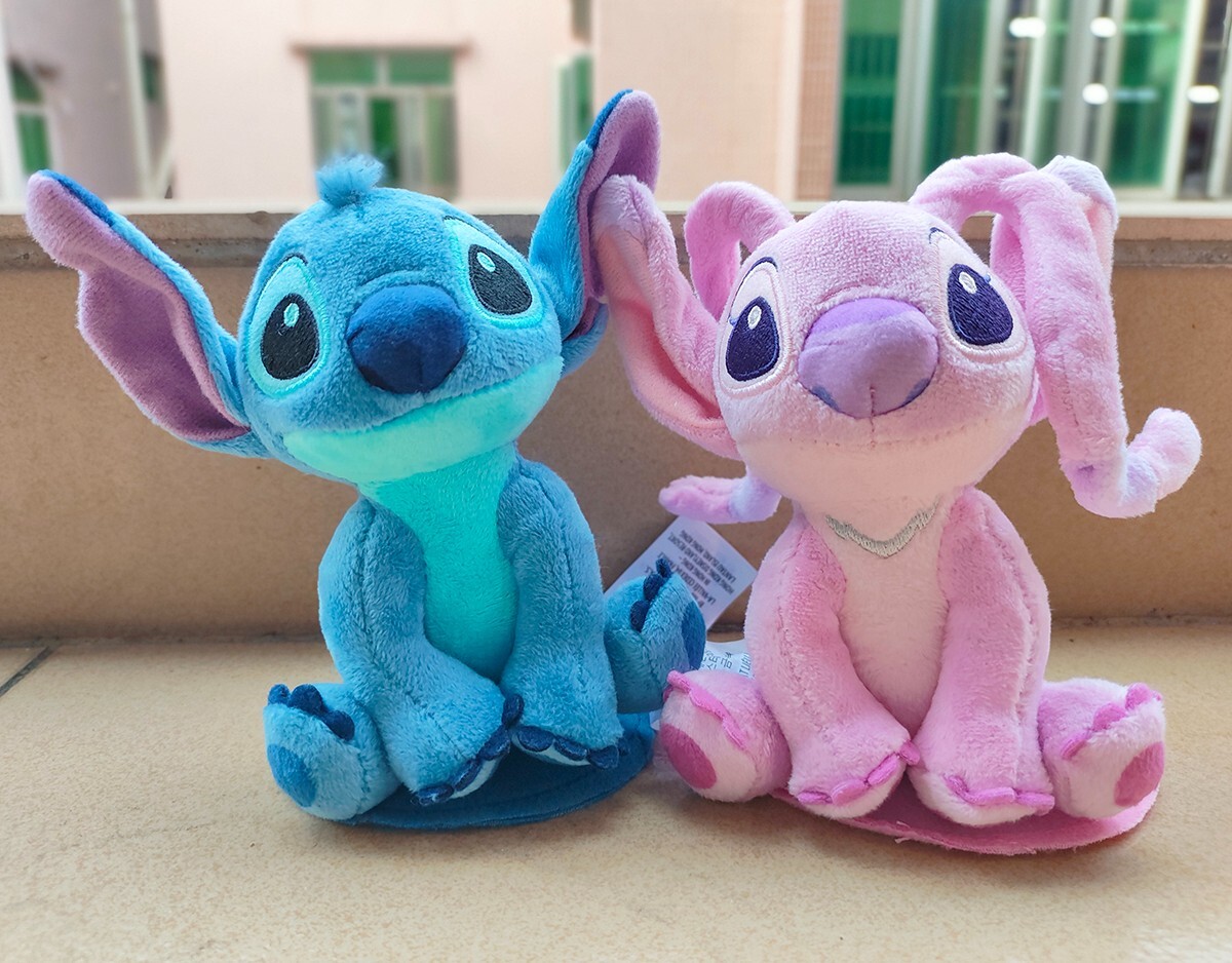 Juguete magnético suave cuidador de hombro Lilo and Stitch & Angel de los parques de Disney