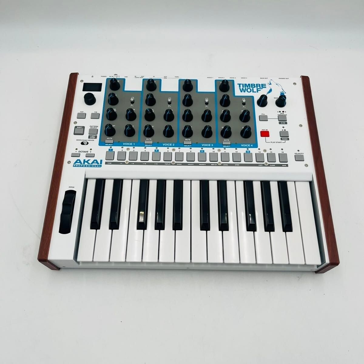 【希少】 AKAI アカイ TIMBRE WOLF シンセサイザー 37鍵盤 AKAI Timbre Wolf 37-Key Analog Synthesizer Rare Discontinued