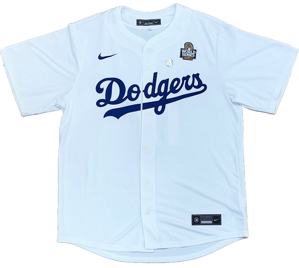 Shohei Ohtani Dodgers Nike 2024 World Series Patch Jersey