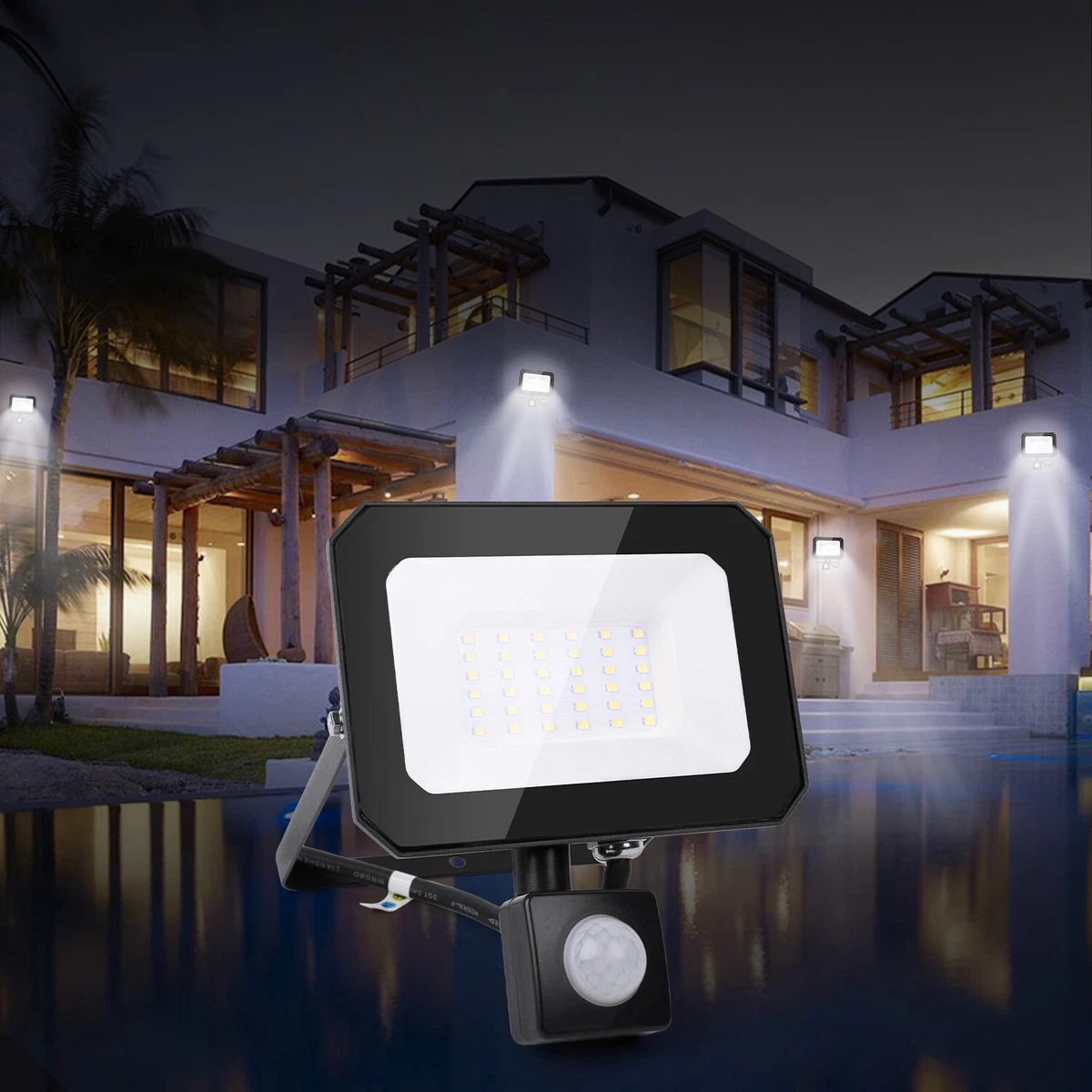 LED Floodlight Outside Light 10W 100W Security Flood Outdoor Garden Spotlights