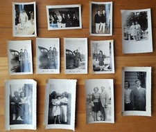 Lot 12 Original WW2 Military Couple Photos Before During After War Wedding Baby