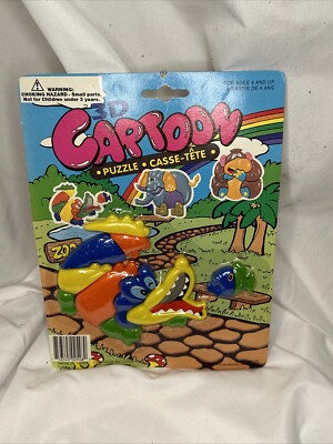 VTG 3D Cartoon Puzzle Alligator/Crocodile