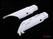 White Fork Guard Suspension Cover Honda XR50 CRF50 XR CRF 50 Plastic Fender
