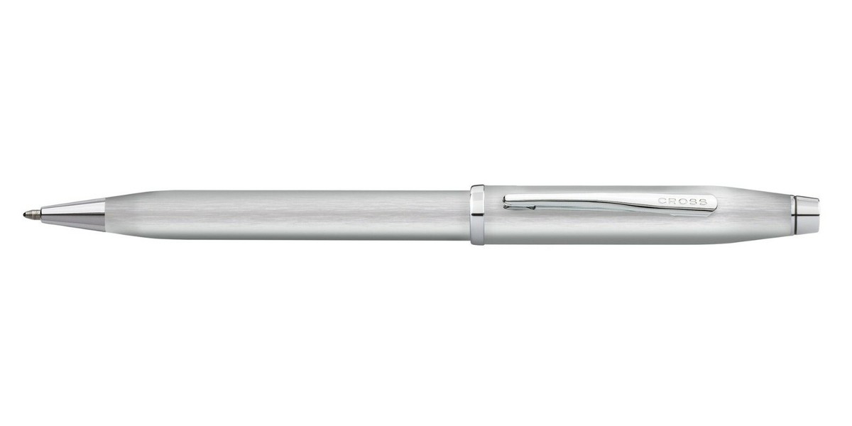 Cross Century II Brushed Chrome Ballpoint Pen Comes In Cross gift