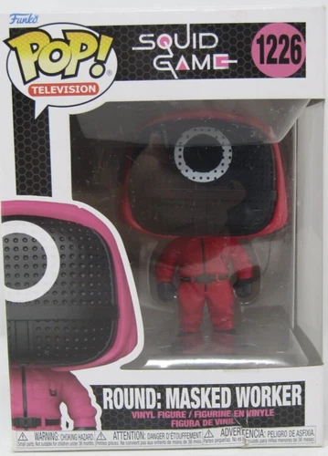 Funko Pop! Television #1226 Squid Game Round: Masked Worker Figure