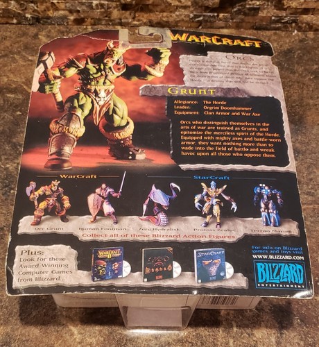 Warcraft Orc Grunt Figurine Blizzard Entertainment New In Box 1998 - Picture 4 of 10
