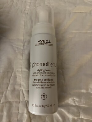 Aveda Phomollient Styling Foam  adds volume and shine 6.7 oz / 200 ml  NEW