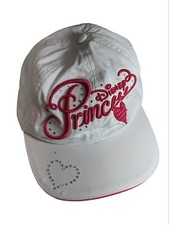Disney Parks Disney Princess White and Pink Girls Youth Baseball Cap Hat Bling