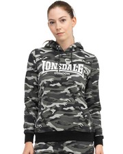 Felpa con cappuccio donna Lonsdale Claugh