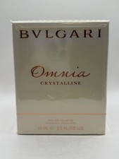 OMNIA CRYSTALLINE BY BVLGARI 65ML EDT SPRAY NEW WITH BOX  SEALED 