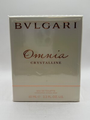 OMNIA CRYSTALLINE BY BVLGARI 65ML EDT SPRAY (NEW  WITH BOX & SEALED)