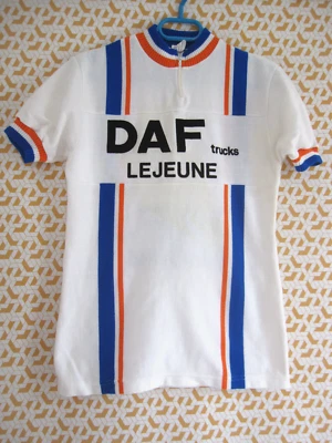 Maillot cycliste Daf Trucks Lejeune 1979 jersey shirt vintage Homme - 3 / M - Photo 1/4