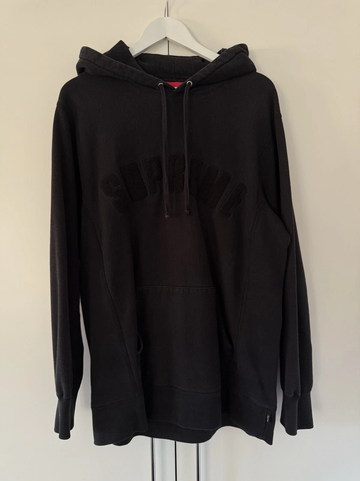 Supreme Chenille Arc Logo Hooded Sweatshirt